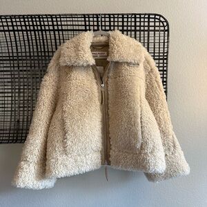 Free people Jolie oversized teddy jacket